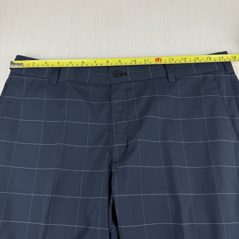 Nike Golf Tour Performance Dri-Fit Pants 34x30 Men Black Windowpane Check 452701 - Picture 11 of 12